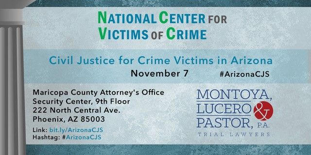 Seminar Civil Justice for Crime Victims in Arizona NCVC Information